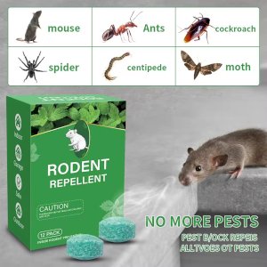Rat Repellent forCar Home Pack of 1 (10 Tablet) 